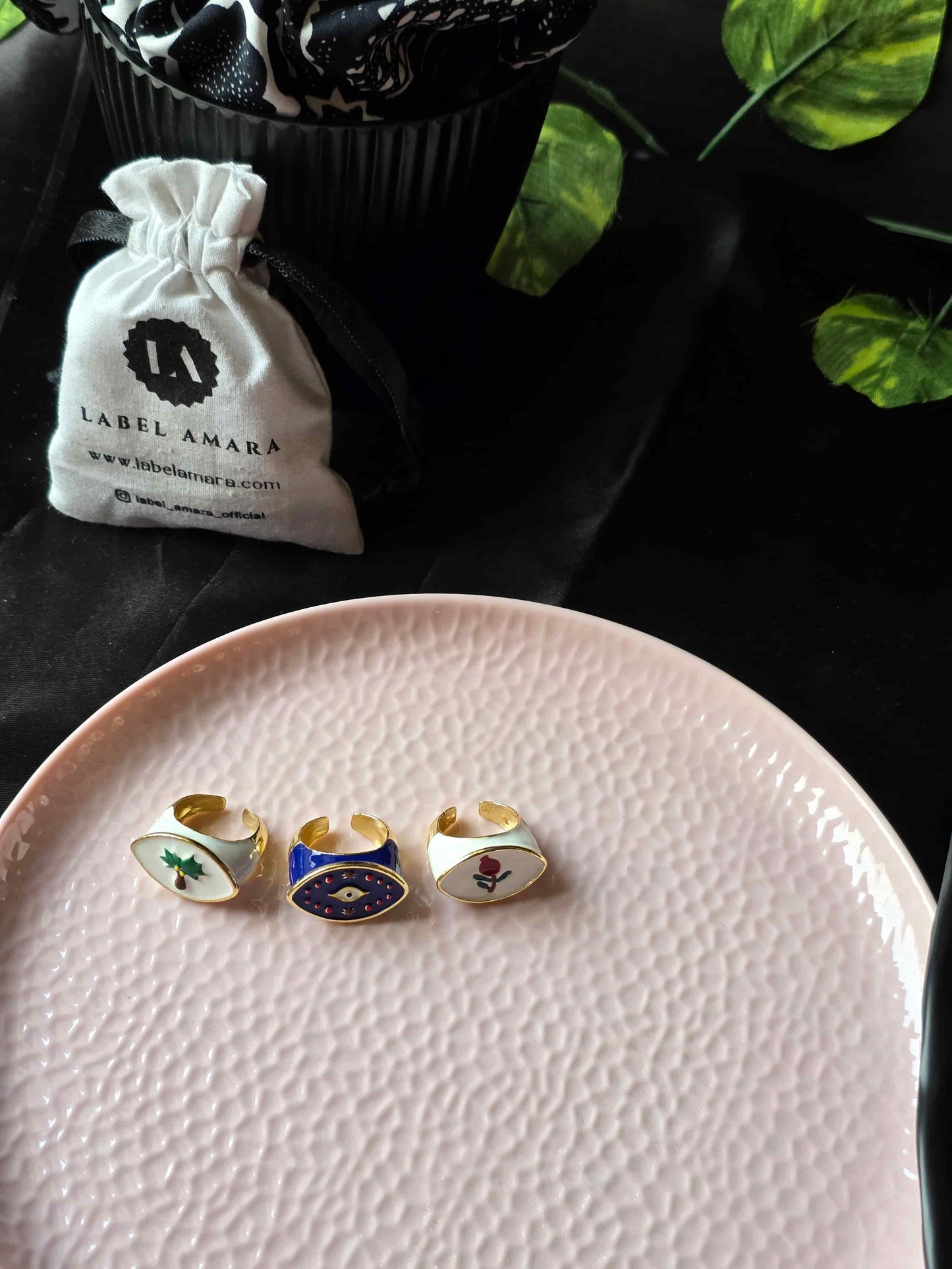 Boheme Aura Ring Set