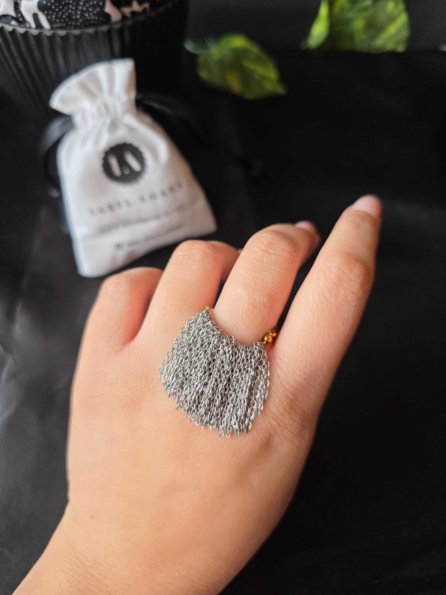 Seren Chainfall Ring