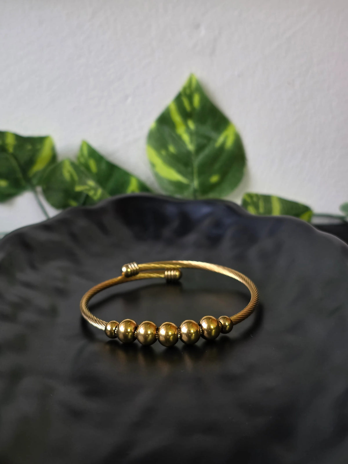 Solin Gold Bead Bracelet