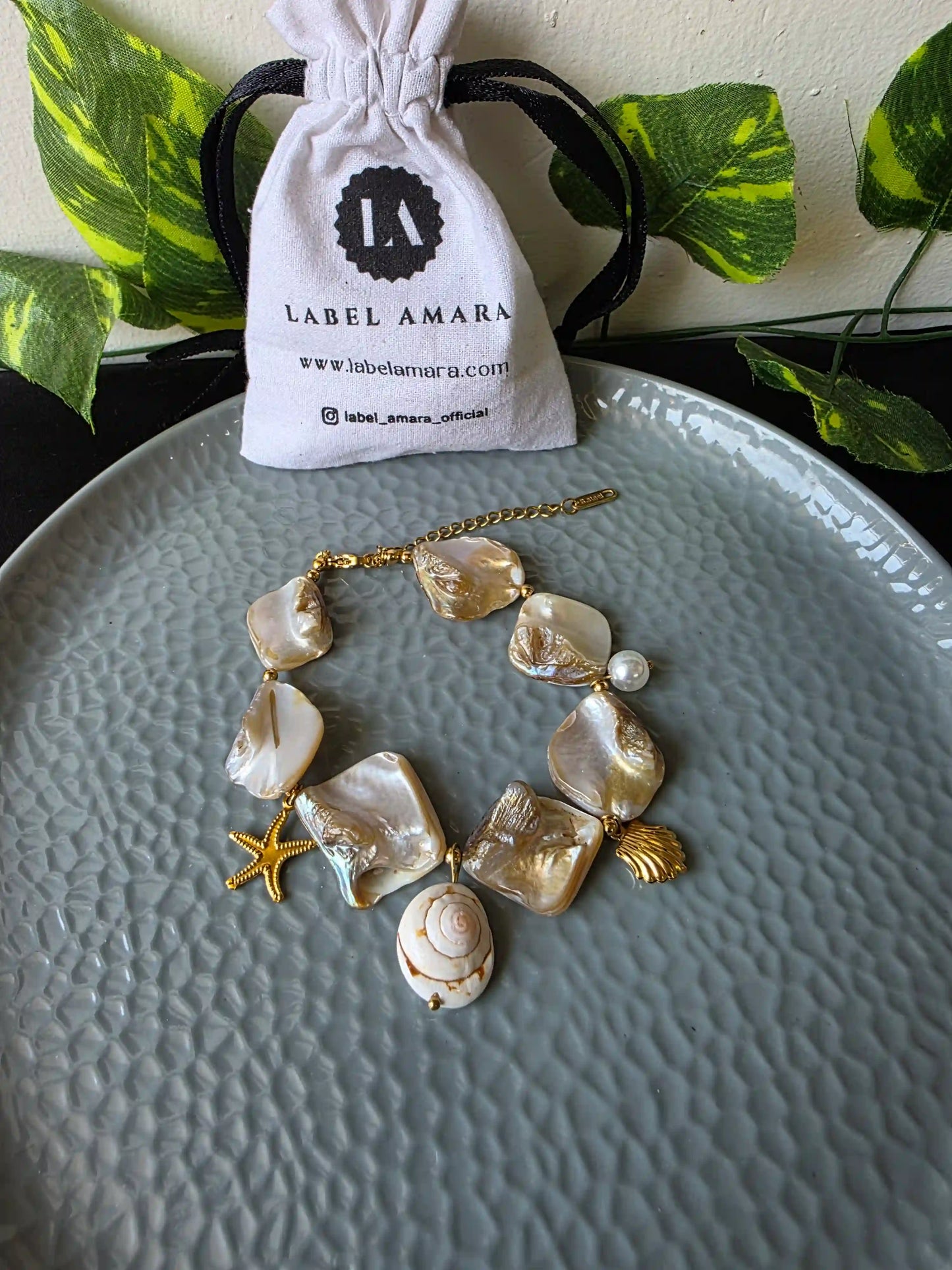 Ismera Stone & Shell Bracelet