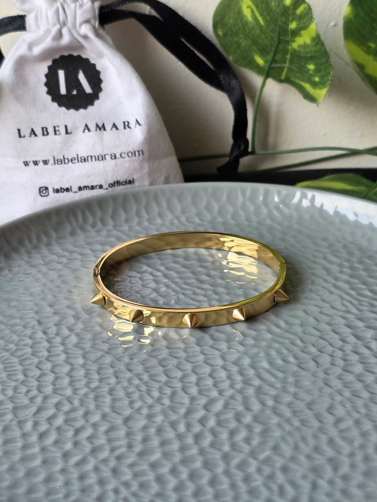 Triad Stud Bangle