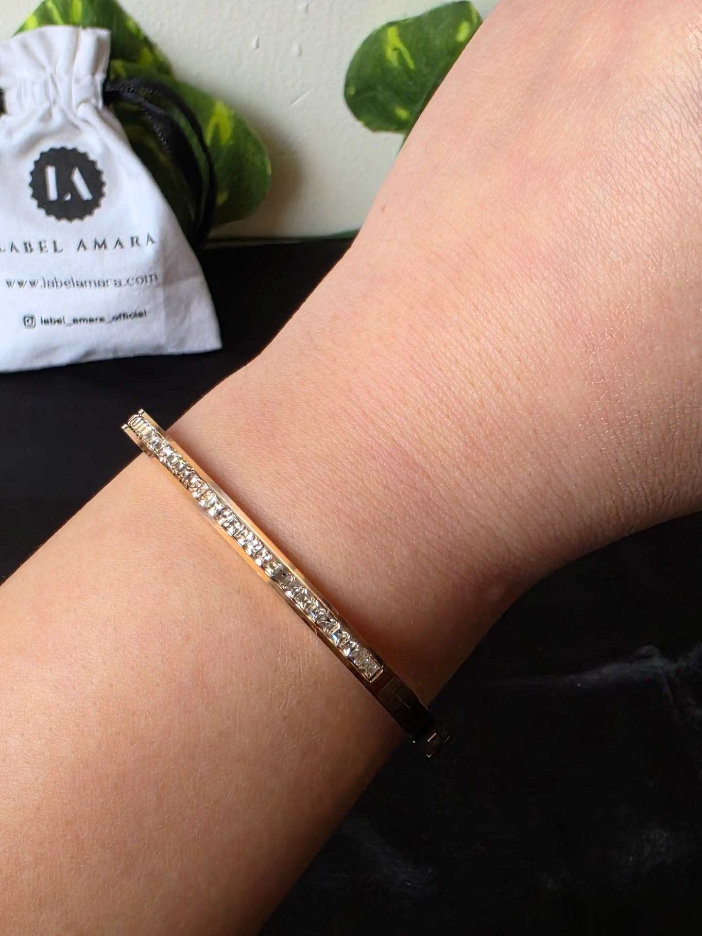 Ivy Crystal Bangle