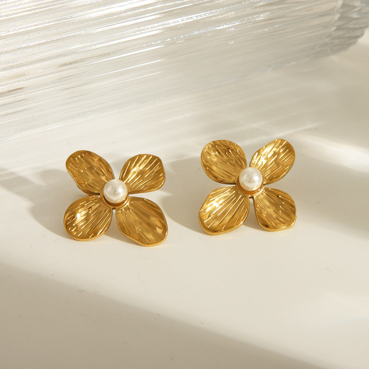 Marcellia Petal Studs