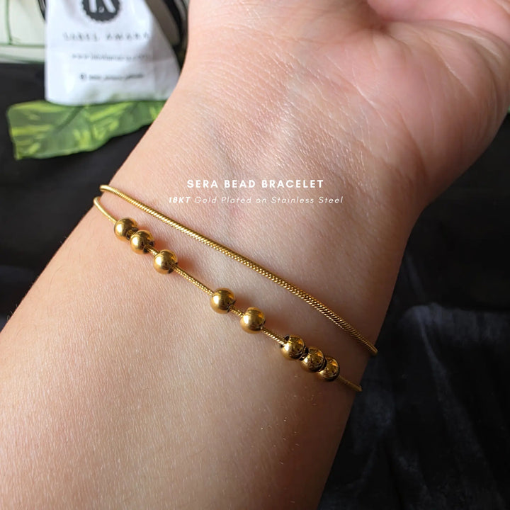 Valentine Luxe Pearl Grace Hamper - 18kt gold plated 1 piece