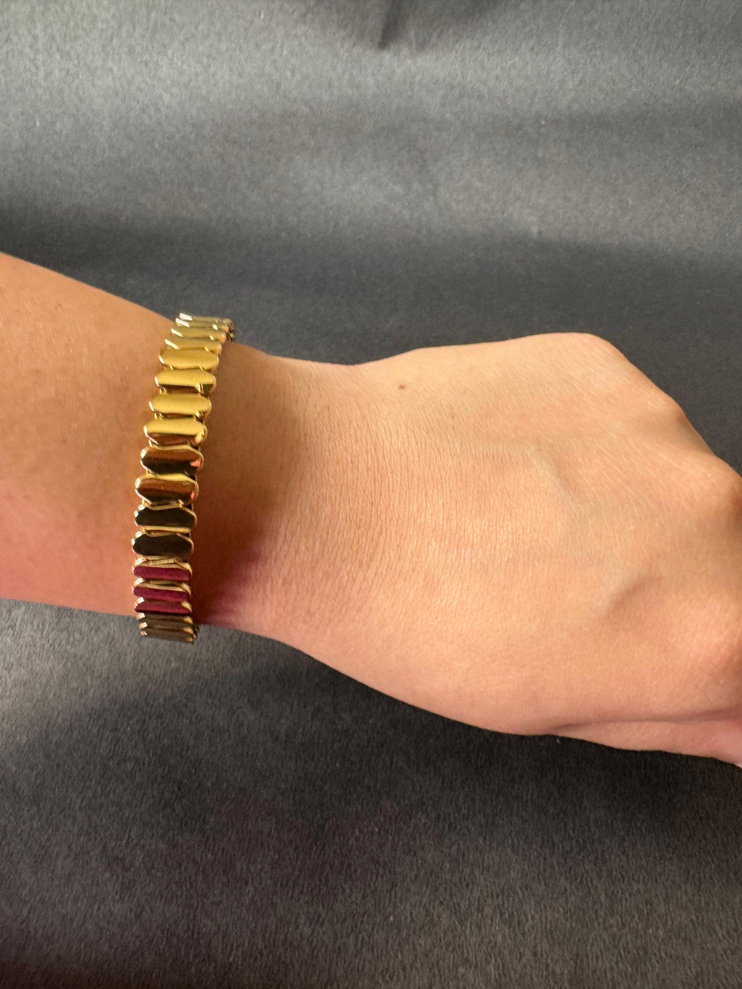 Ethereal Luxe Bracelet - Wavy Cascade