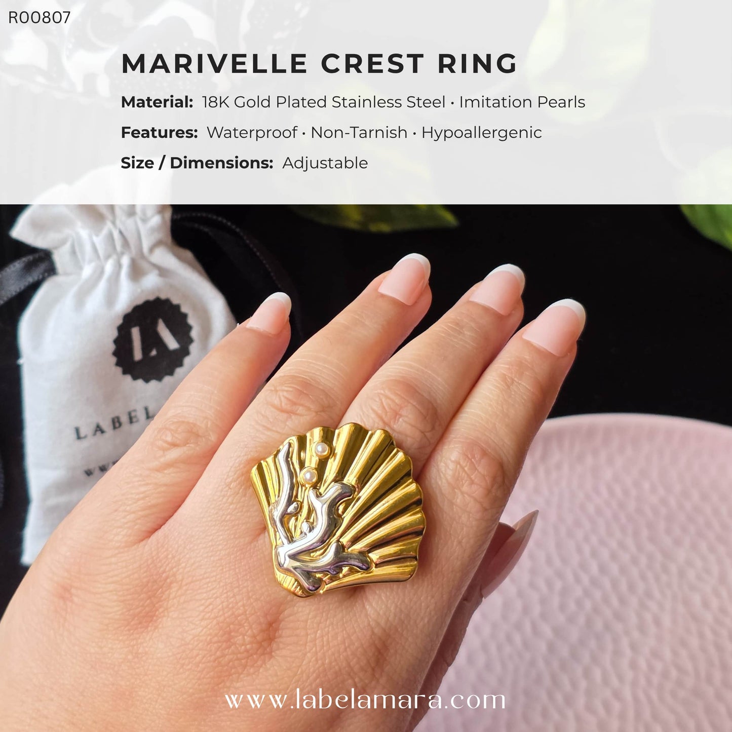 Marivelle Crest Ring