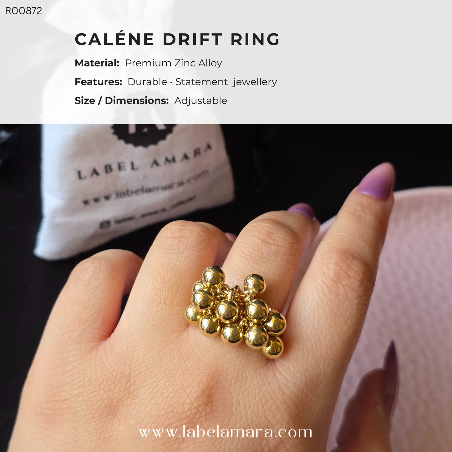 Caléne Drift Ring