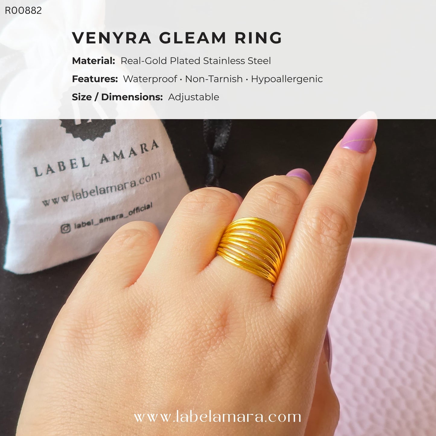 Venyra Gleam Ring