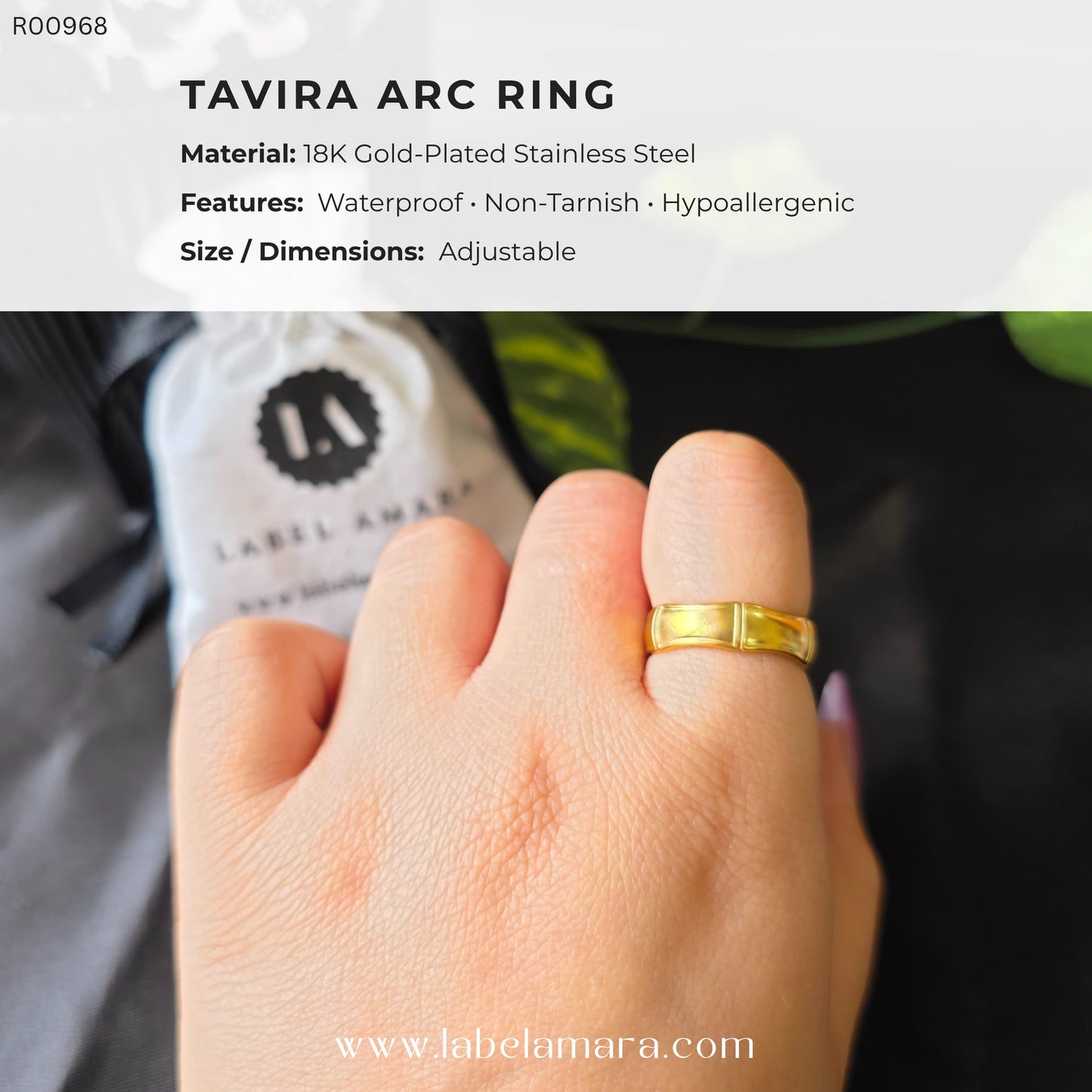 Tavira Arc Ring