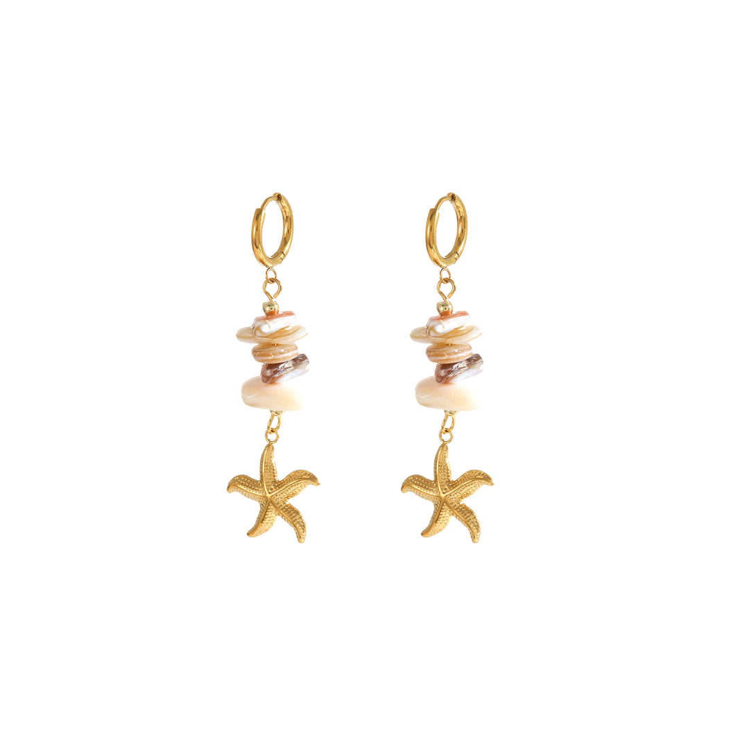 Coralya Sea Hoop Earrings
