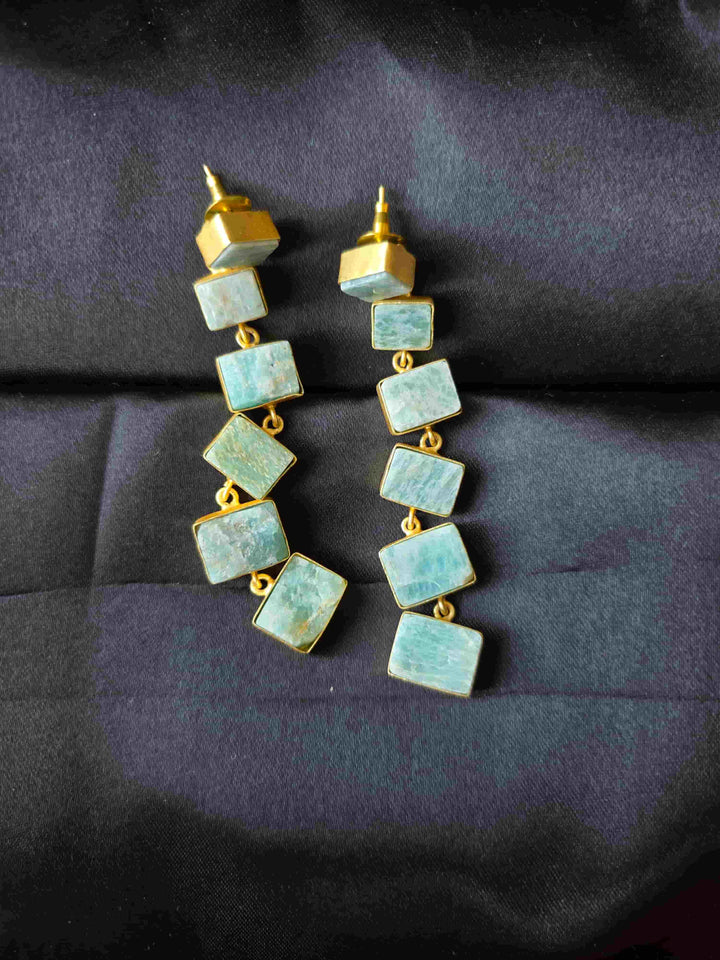 Aarohi Amazonite Earrings
