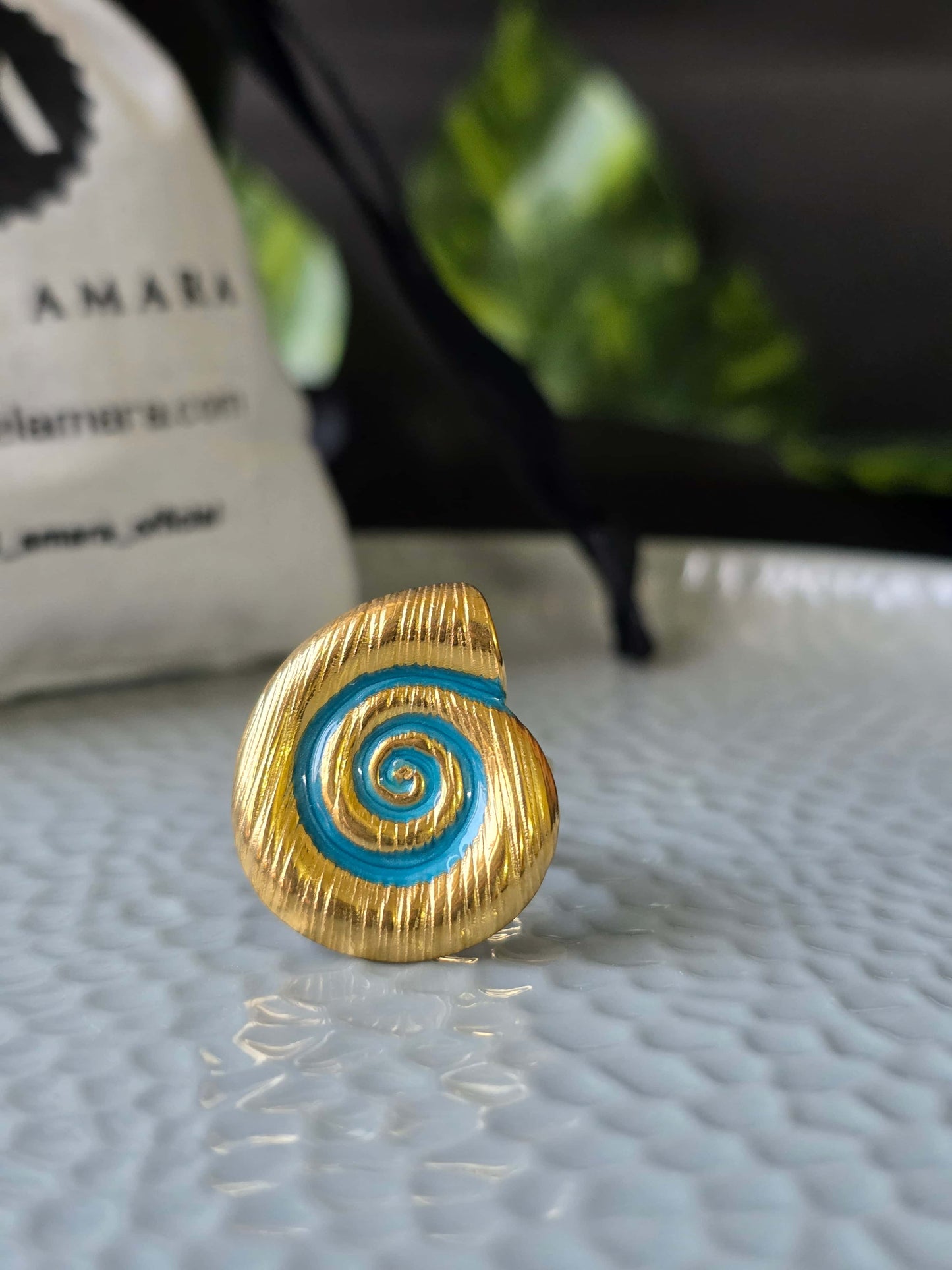 Coravine Spiral Ring