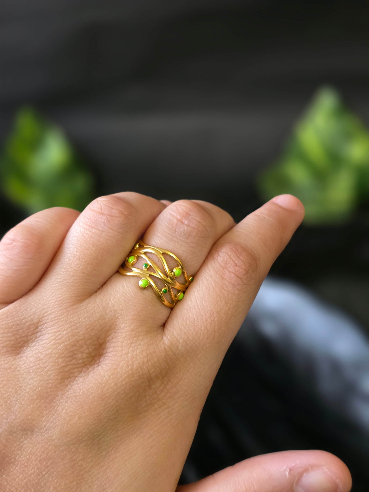Elowen Vine Ring