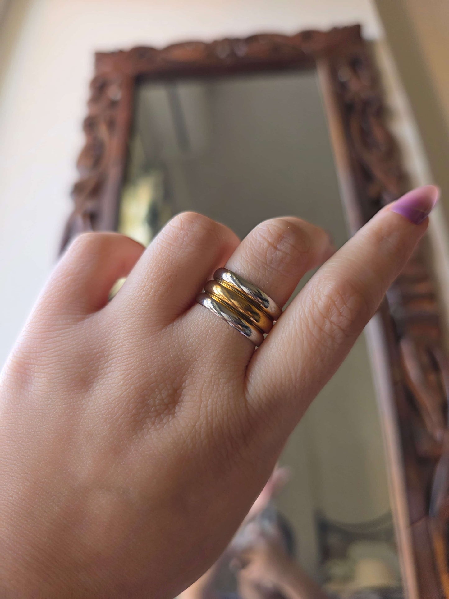 Aurex Trio Band Ring