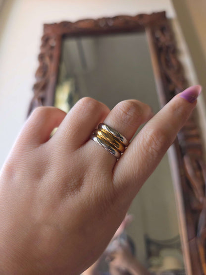 Aurex Trio Band Ring