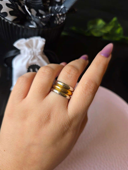 Aurex Trio Band Ring