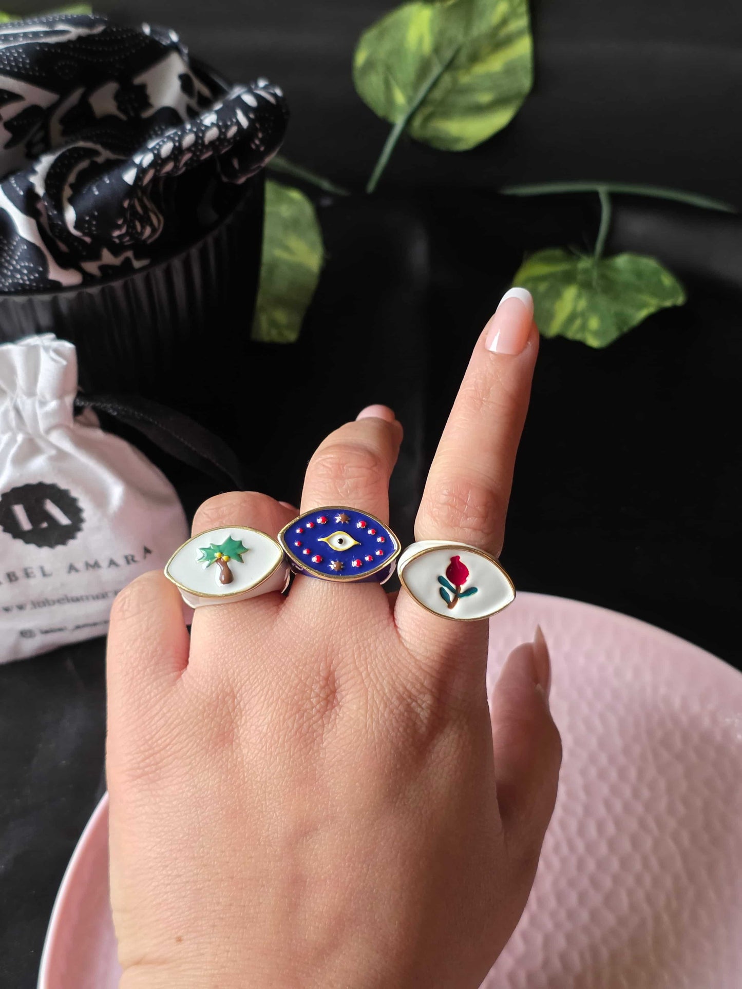 Boheme Aura Ring Set