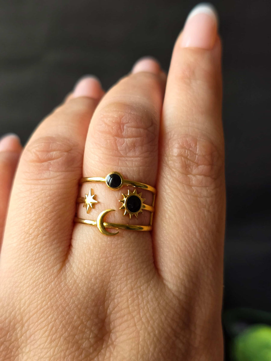 Soleil Nocturne Ring