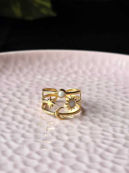 Soleil Nocturne Ring