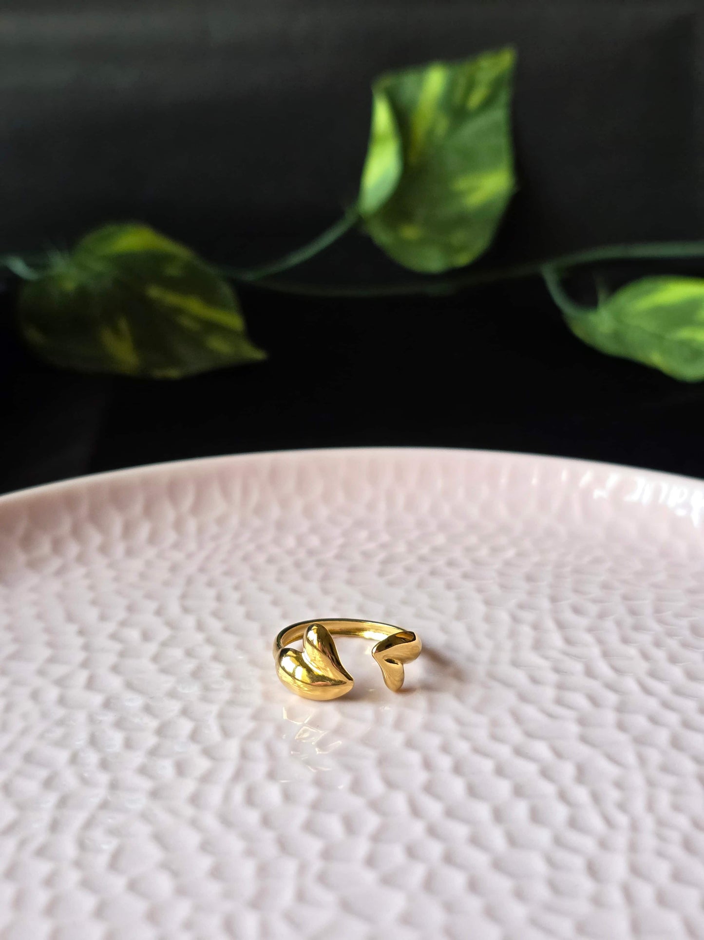 Amora Twin Heart Ring