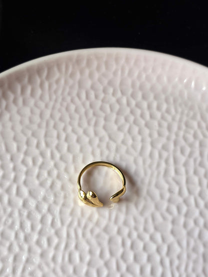 Amora Twin Heart Ring