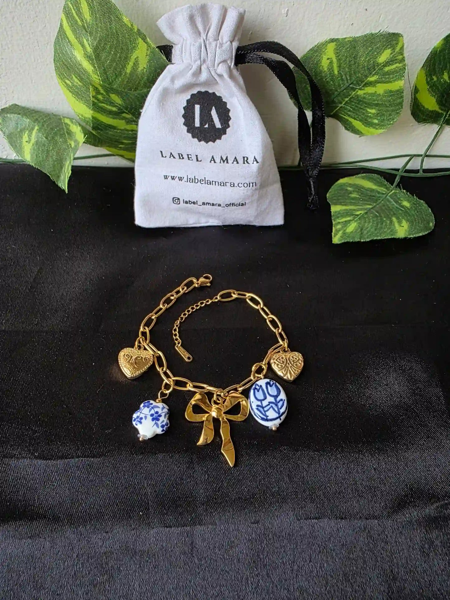 Bleu Jardin Charm Bracelet