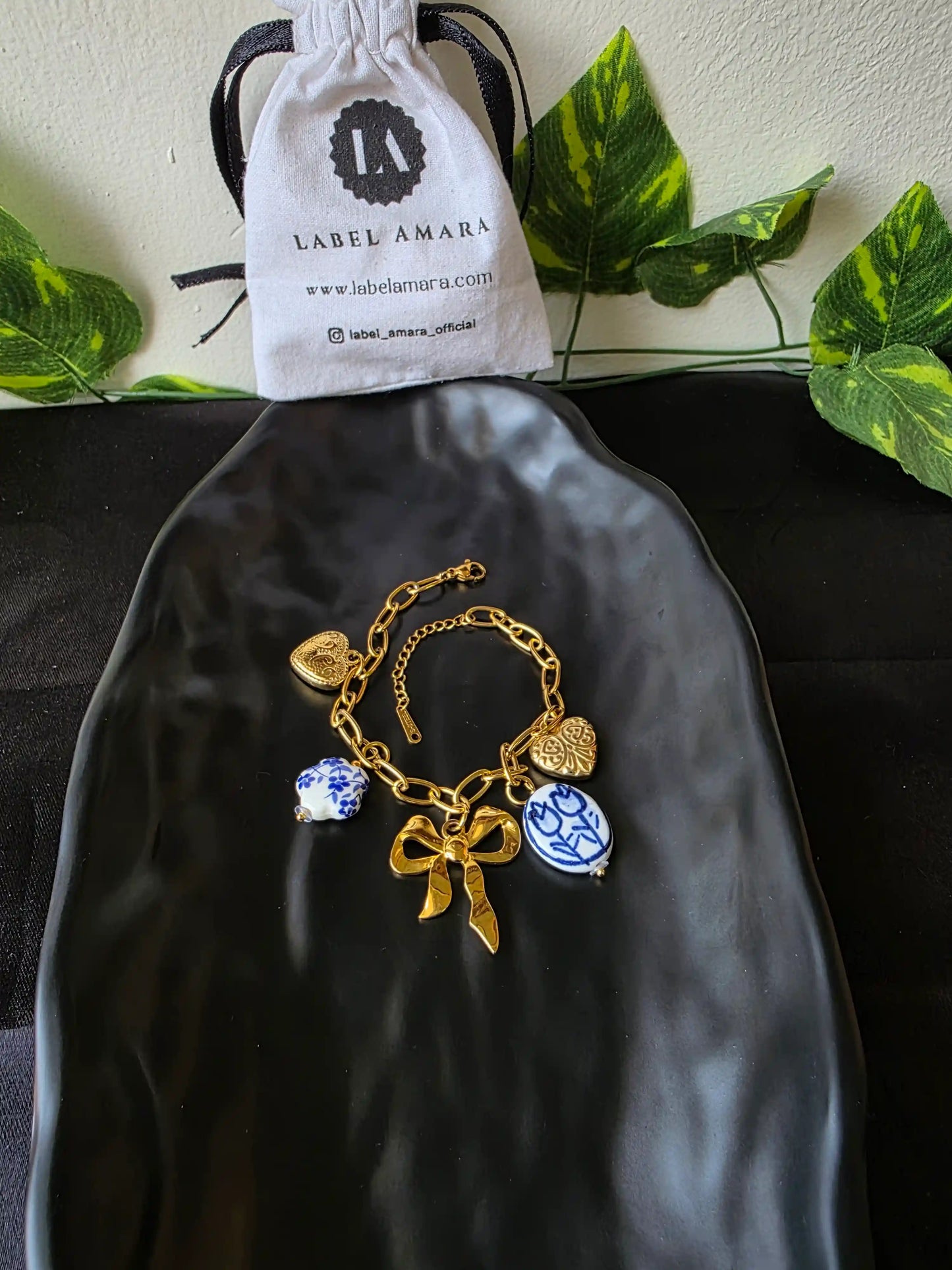 Bleu Jardin Charm Bracelet