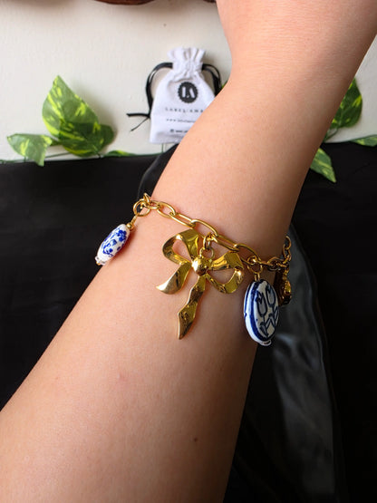 Bleu Jardin Charm Bracelet