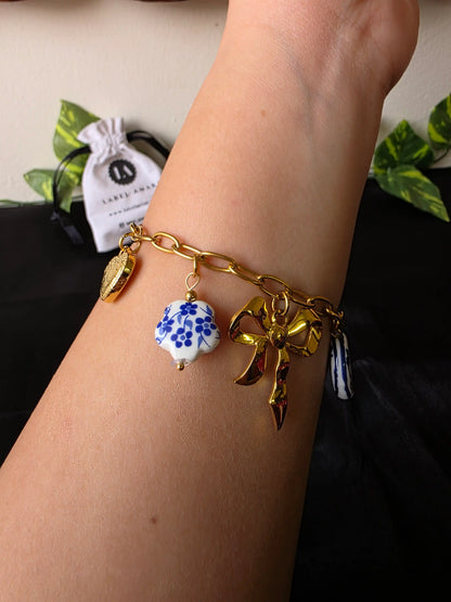 Bleu Jardin Charm Bracelet