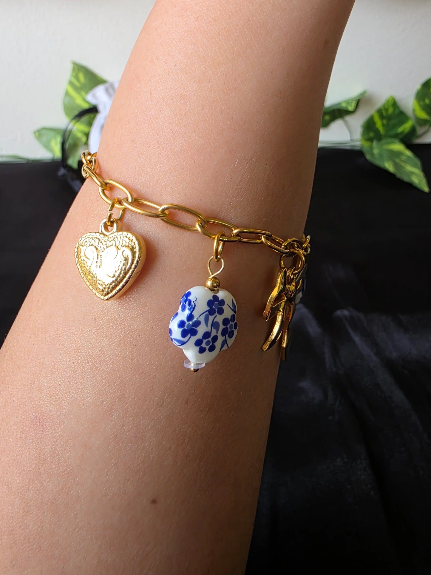 Bleu Jardin Charm Bracelet