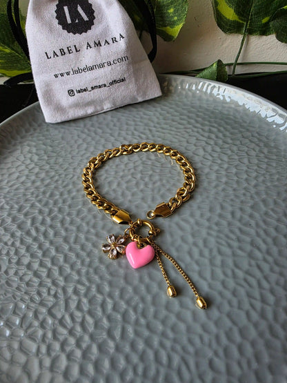 Rosalie Charm Link Bracelet