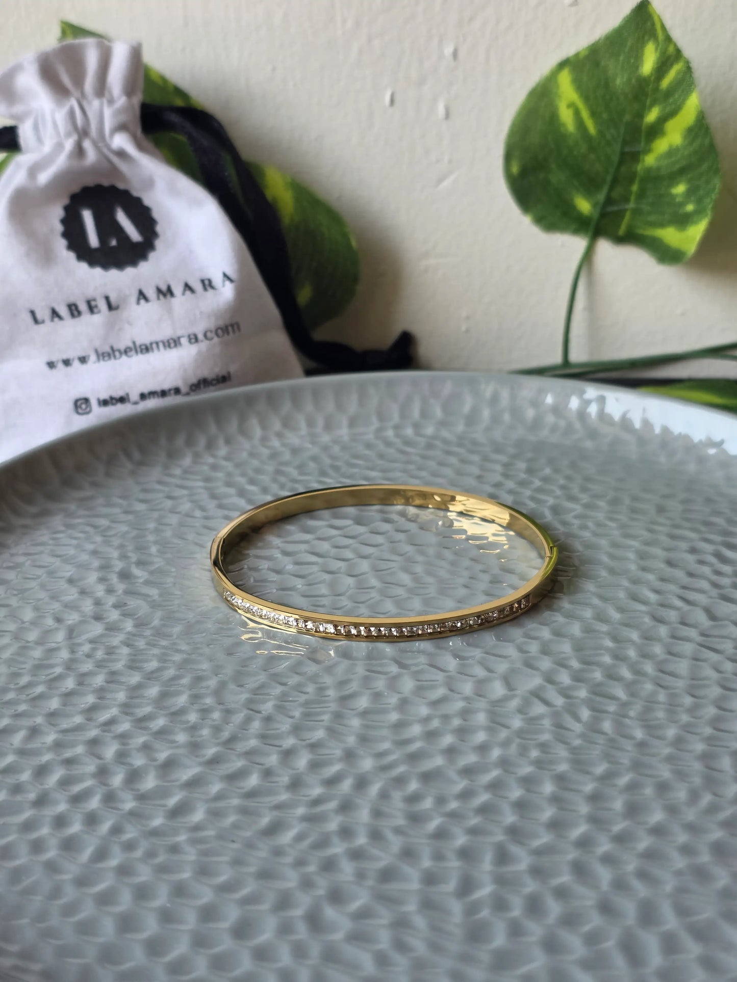 Ivy Crystal Bangle
