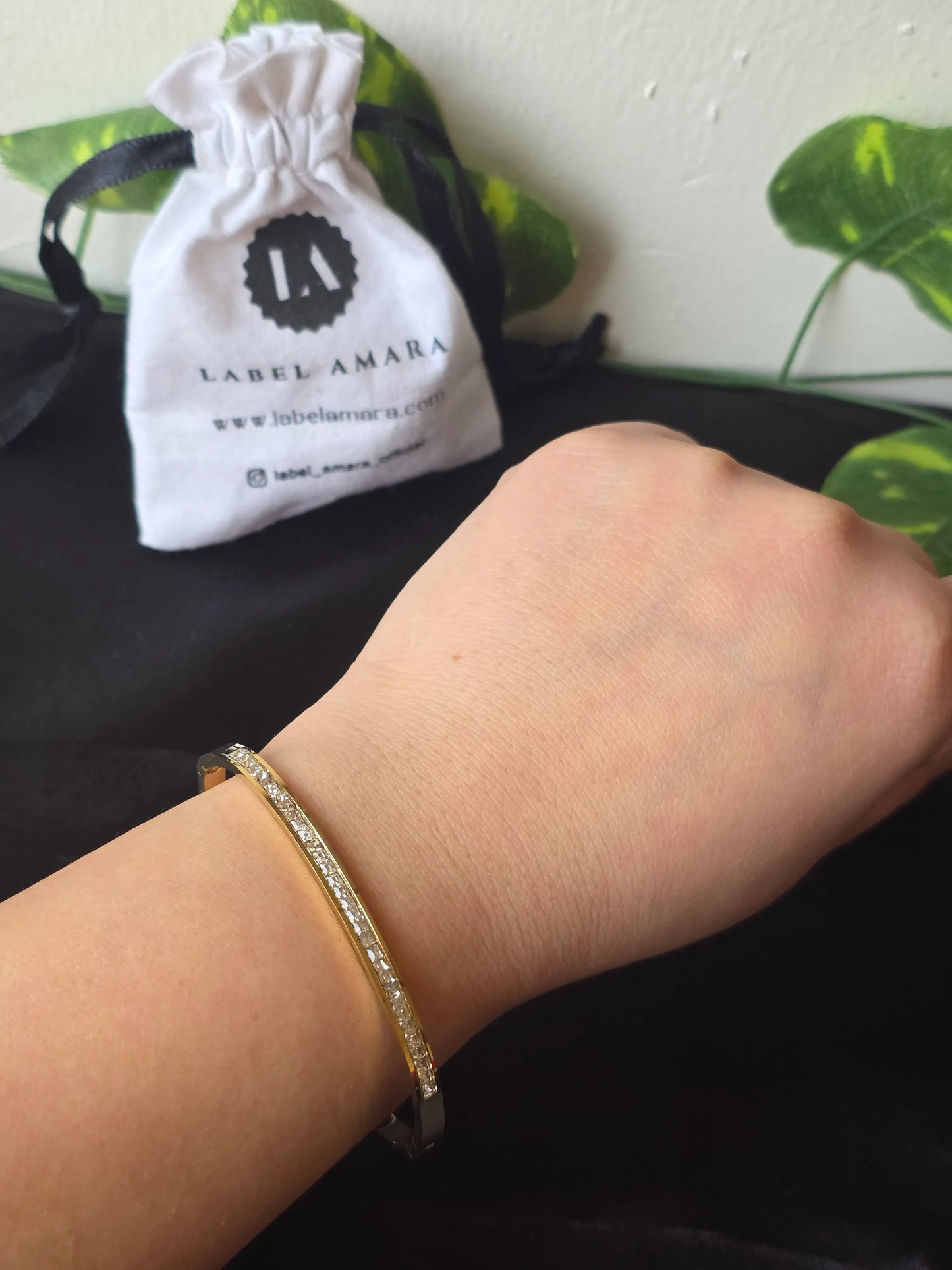 Ivy Crystal Bangle