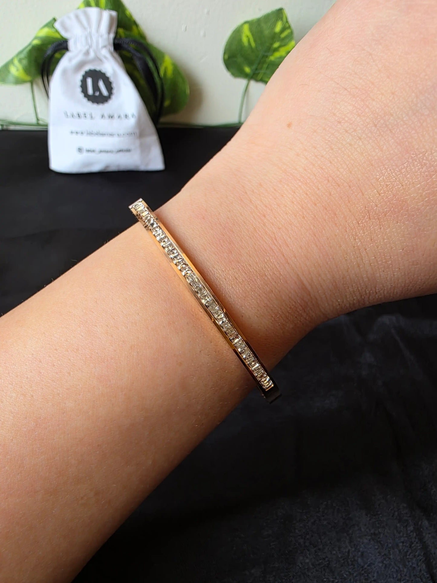 Ivy Crystal Bangle