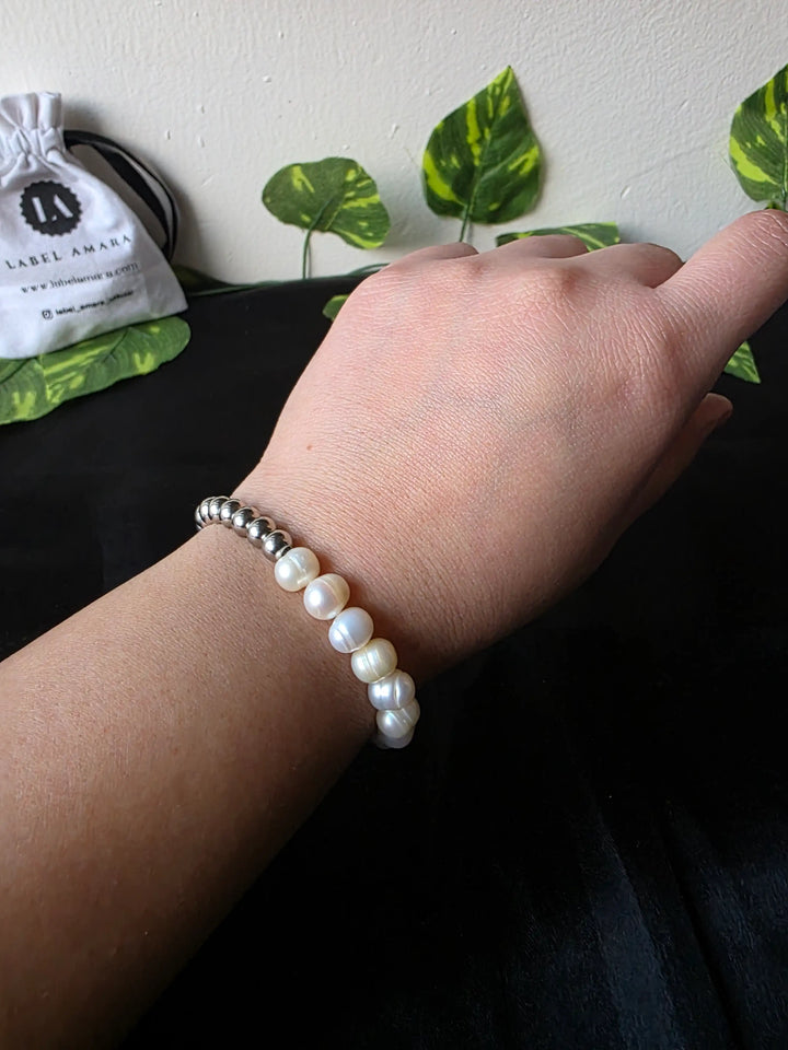 Eclaire Natural Pearl Bracelet