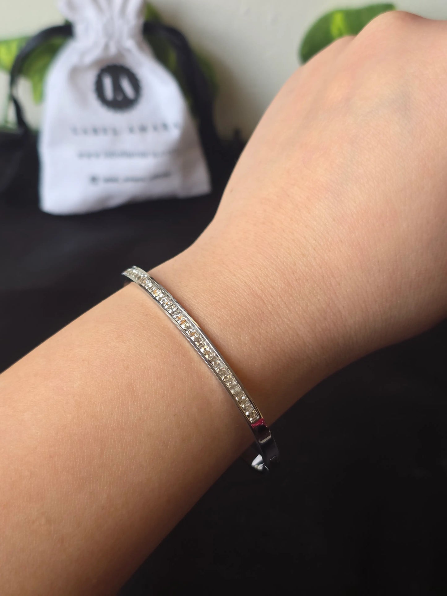 Ivy Crystal Bangle