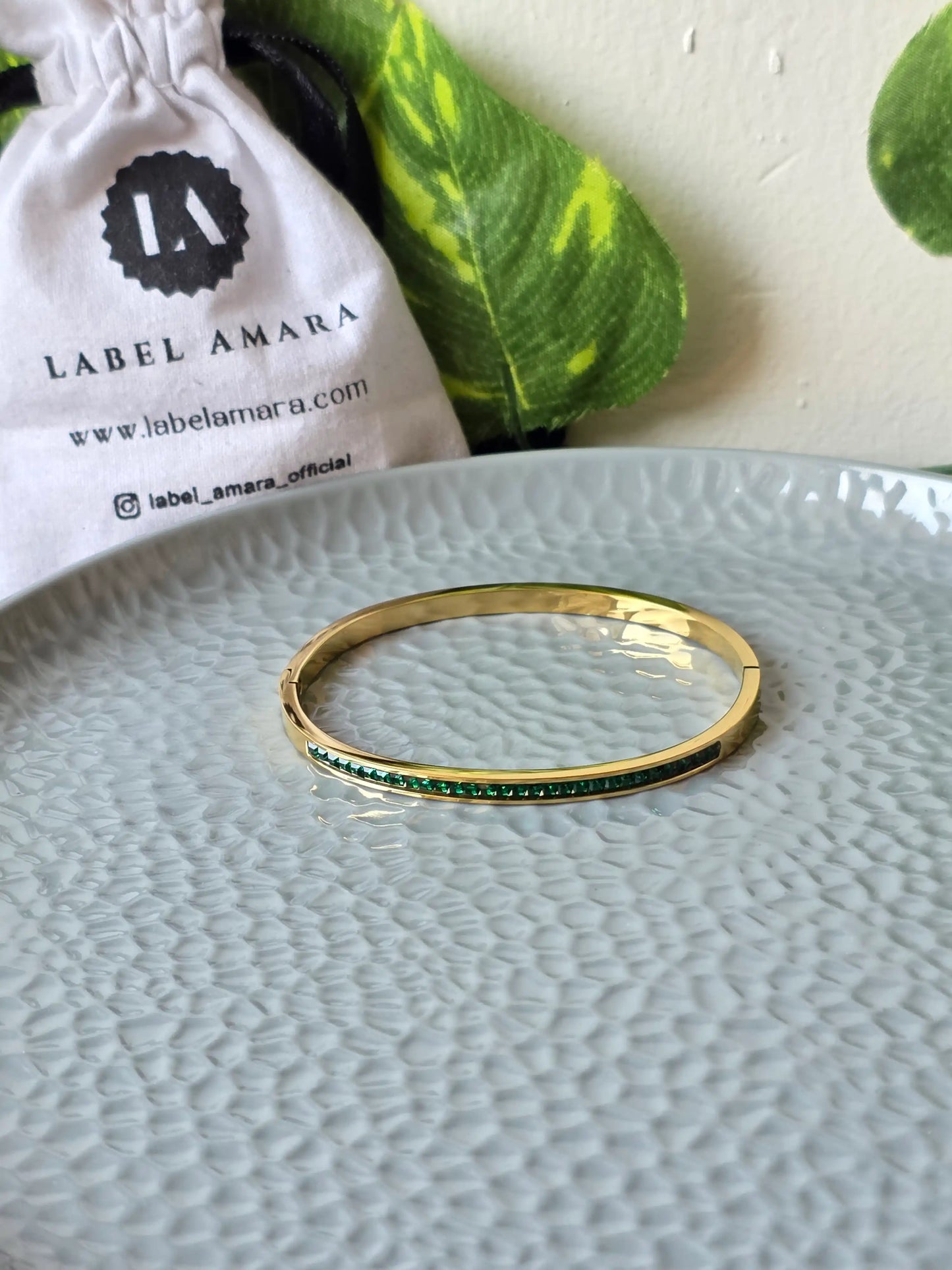 Ivy Crystal Bangle