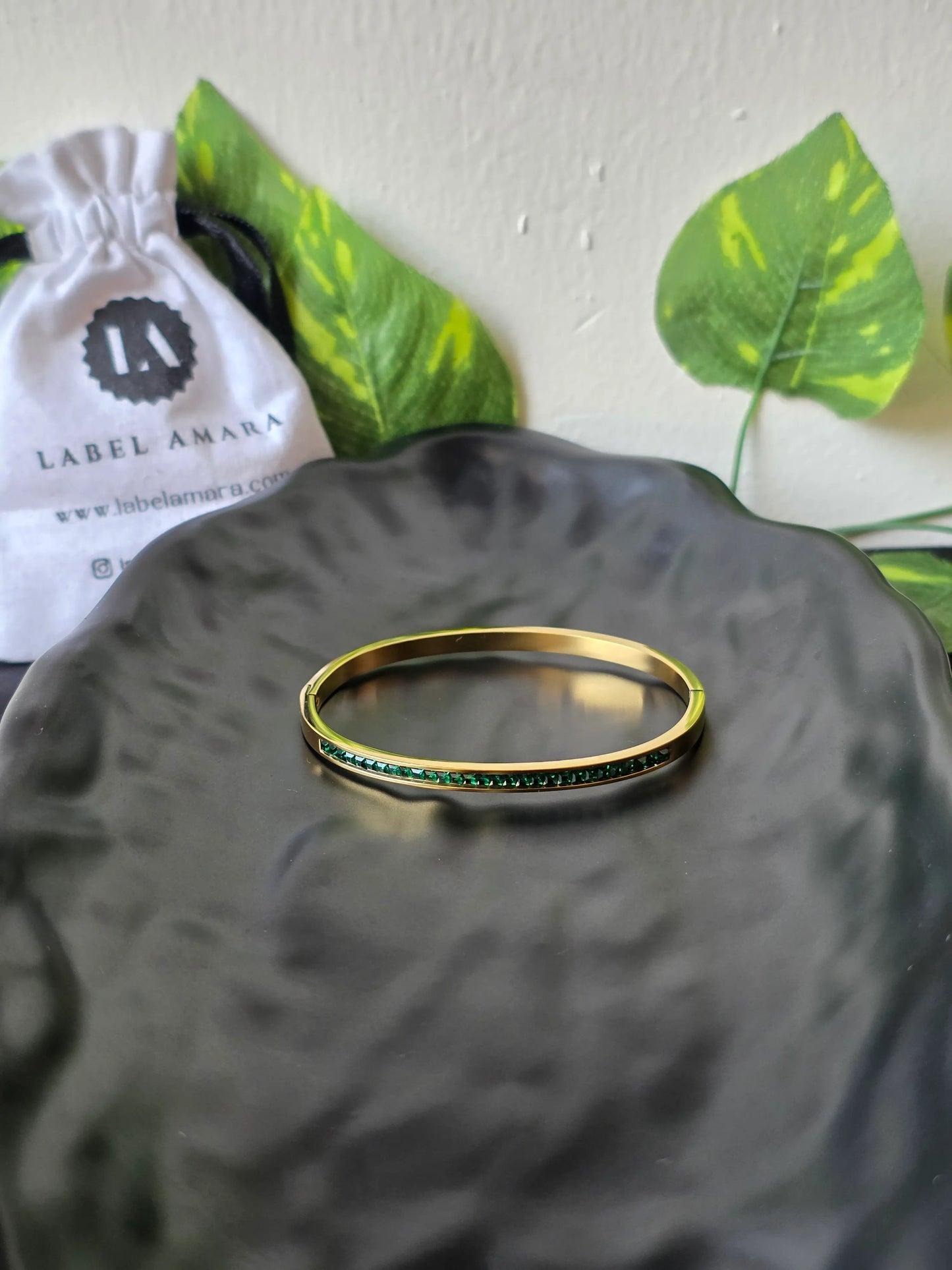 Ivy Crystal Bangle