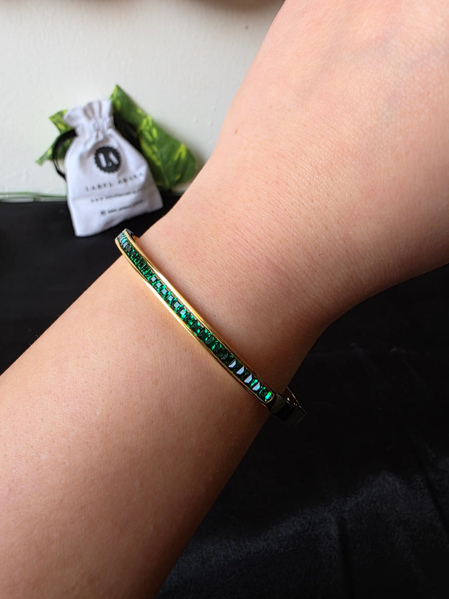 Ivy Crystal Bangle