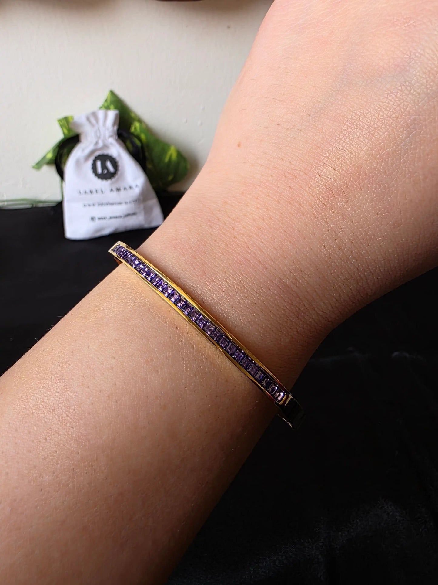 Ivy Crystal Bangle