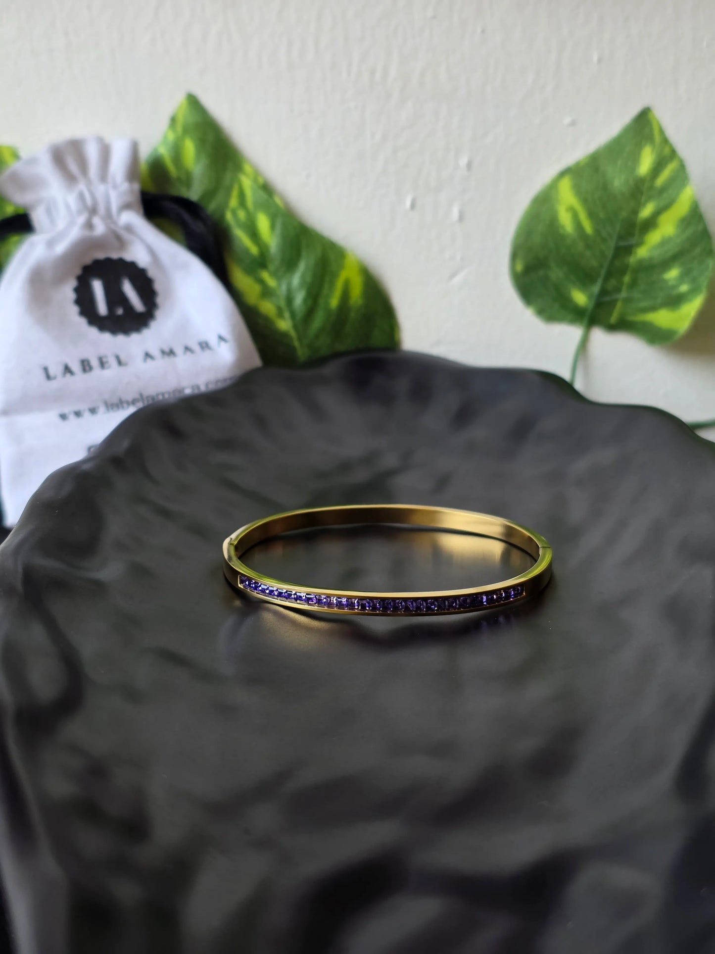 Ivy Crystal Bangle