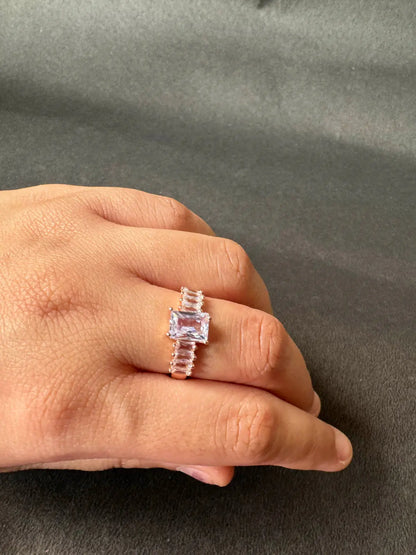 Baguette Cascade Ring