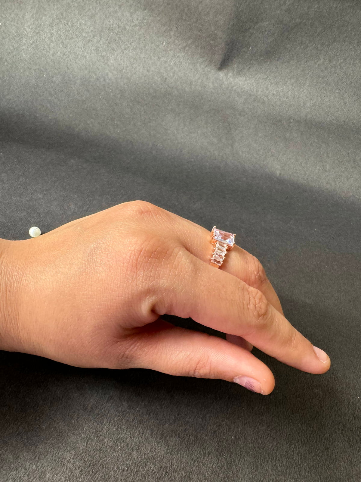 Baguette Cascade Ring