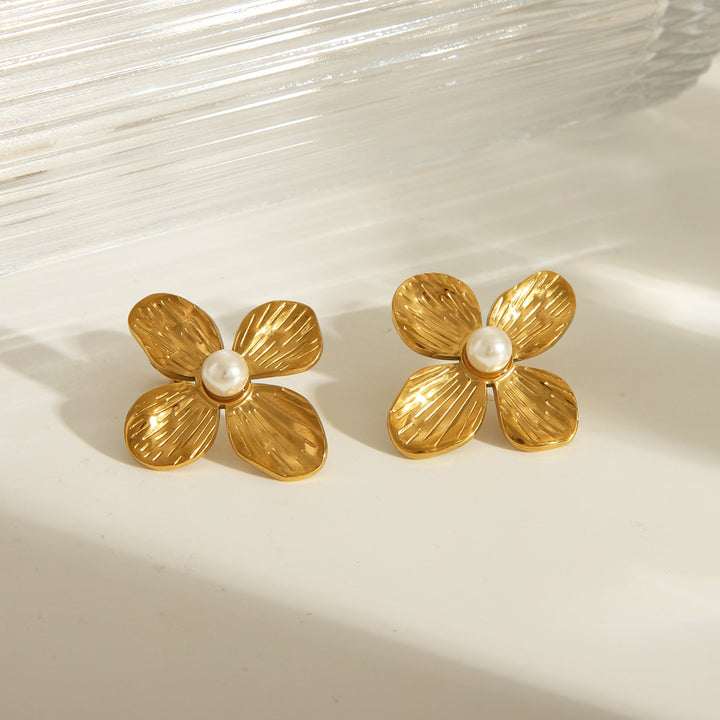 Marcellia Petal Studs
