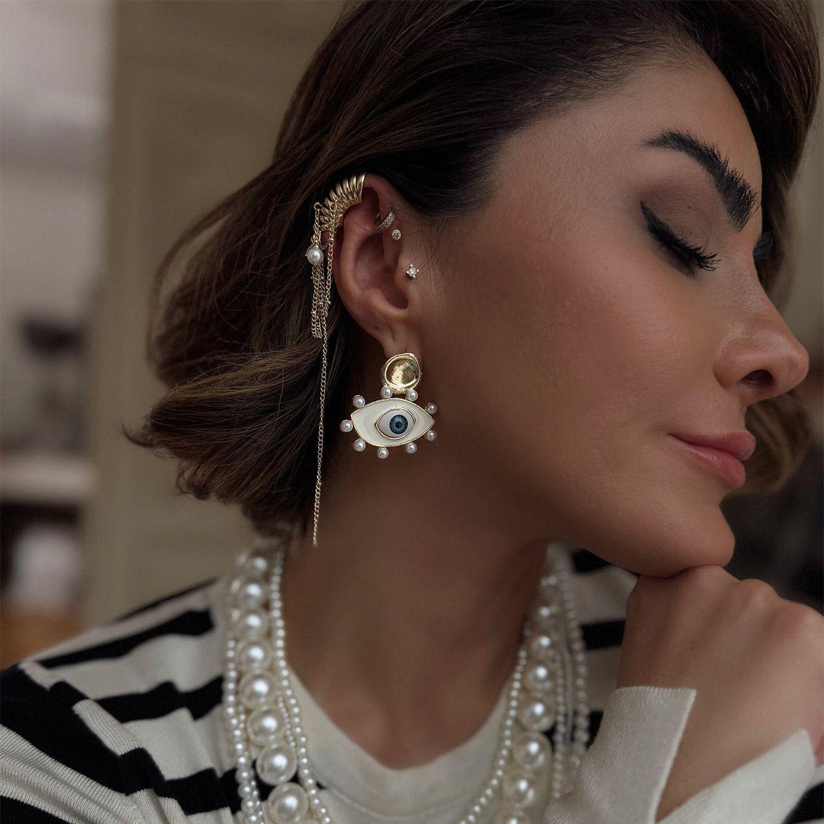 Celestara Eye Earrings