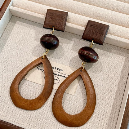 Ardura Wood Drop Earrings