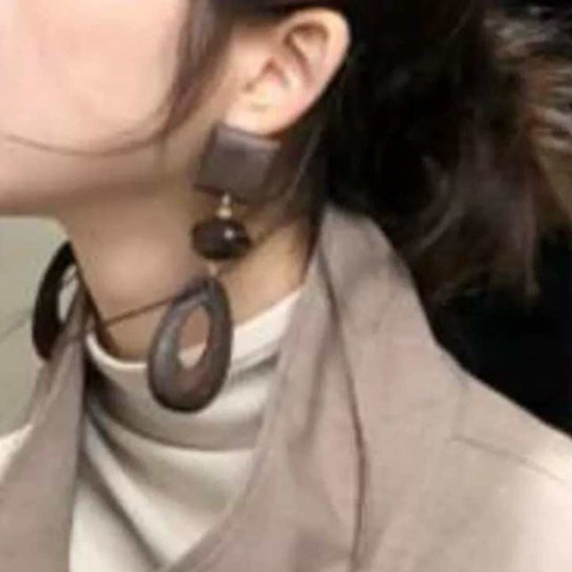 Ardura Wood Drop Earrings