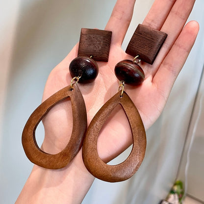 Ardura Wood Drop Earrings