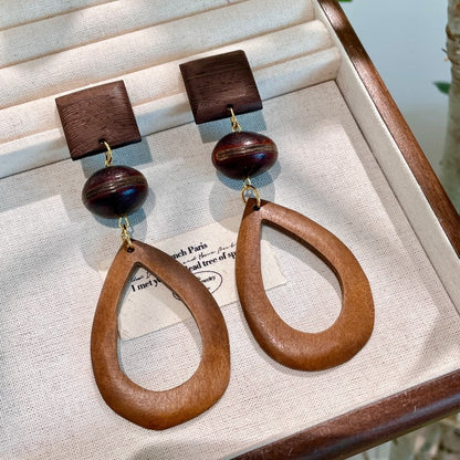 Ardura Wood Drop Earrings
