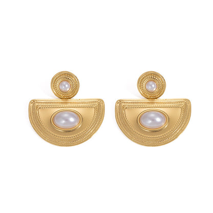 Sahra Crescent Earrings